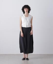 YLEVE（イレーヴ）の「YLEVE / RAYON-POLYESTER BROAD SKIRT（スカート）」