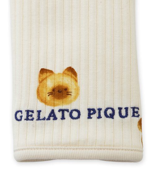 gelato pique（ジェラートピケ）の「【BABY】アニマルブレッド柄サッキングパット（抱っこ紐/ベルトカバー/スリング・レディース・クリーム・F）」の4枚目の写真