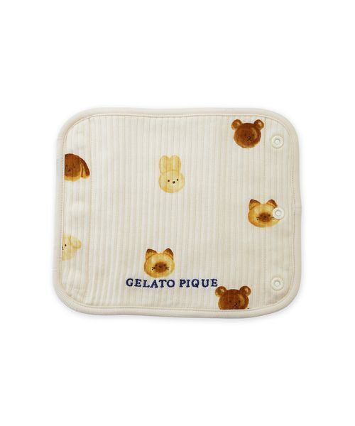gelato pique（ジェラートピケ）の「【BABY】アニマルブレッド柄サッキングパット（抱っこ紐/ベルトカバー/スリング・レディース・クリーム・F）」の5枚目の写真