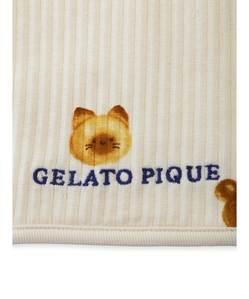 gelato pique（ジェラートピケ）の「【BABY】アニマルブレッド柄サッキングパット（抱っこ紐/ベルトカバー/スリング・レディース・クリーム・F）」の7枚目の写真