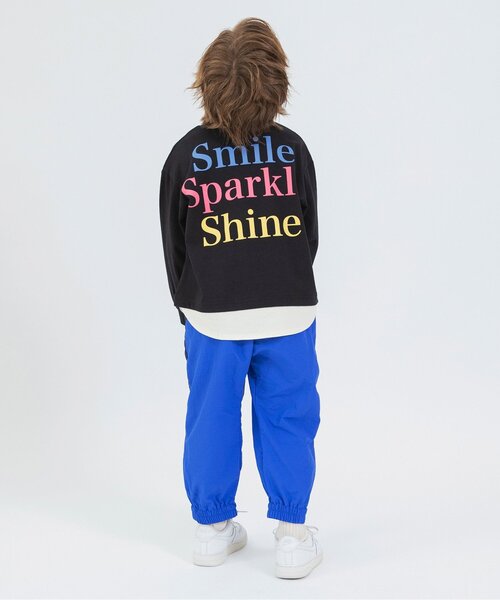 BREEZE(ブリーズ)の「ゆったりバックプリント長袖Tシャツ(Tシャツ/カットソー・キッズ・ブラック/ベージュ/エメラルド・130/100/120/110/80/140/90)」の9枚目の写真