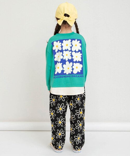 BREEZE(ブリーズ)の「ゆったりバックプリント長袖Tシャツ(Tシャツ/カットソー・キッズ・ブラック/ベージュ/エメラルド・130/100/120/110/80/140/90)」の12枚目の写真