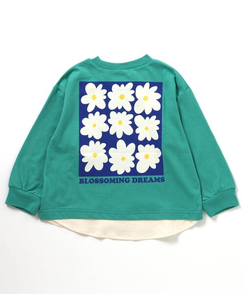 BREEZE(ブリーズ)の「ゆったりバックプリント長袖Tシャツ(Tシャツ/カットソー・キッズ・ブラック/ベージュ/エメラルド・130/100/120/110/80/140/90)」の17枚目の写真