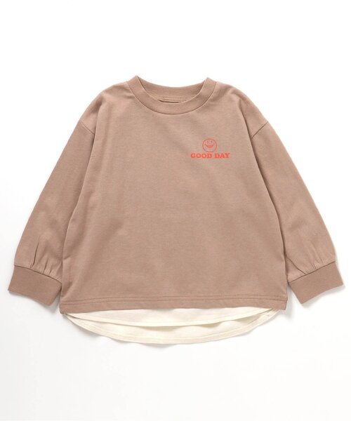 BREEZE(ブリーズ)の「ゆったりバックプリント長袖Tシャツ(Tシャツ/カットソー・キッズ・ブラック/ベージュ/エメラルド・130/100/120/110/80/140/90)」の18枚目の写真
