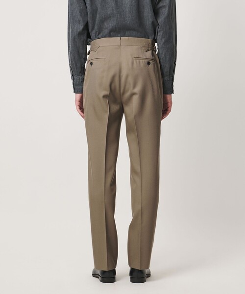UNITED ARROWS(ユナイテッドアローズ)の「カバートクロス ツイル サイドアジャスター 1プリーツ テーパード スラックス(スラックス・メンズ・モカ/グレー系・44/46/50/48)」の10枚目の写真