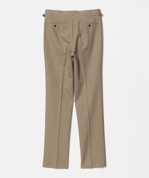 UNITED ARROWS(ユナイテッドアローズ)の「カバートクロス ツイル サイドアジャスター 1プリーツ テーパード スラックス(スラックス・メンズ・モカ/グレー系・44/46/50/48)」の13枚目の写真