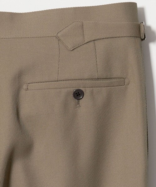 UNITED ARROWS(ユナイテッドアローズ)の「カバートクロス ツイル サイドアジャスター 1プリーツ テーパード スラックス(スラックス・メンズ・モカ/グレー系・44/46/50/48)」の16枚目の写真
