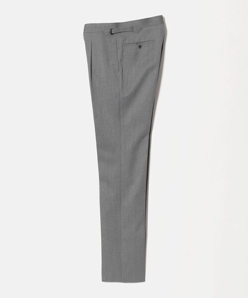 UNITED ARROWS(ユナイテッドアローズ)の「カバートクロス ツイル サイドアジャスター 1プリーツ テーパード スラックス(スラックス・メンズ・モカ/グレー系・44/46/50/48)」の21枚目の写真