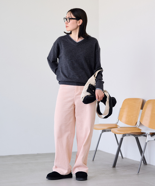 FRAMeWORK(フレームワーク)の「コーデュロイ5PKパンツ(その他パンツ・レディース・アイボリー/ピンク/カーキ・36/40/38)」の10枚目の写真