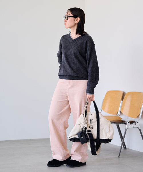 FRAMeWORK(フレームワーク)の「コーデュロイ5PKパンツ(その他パンツ・レディース・アイボリー/ピンク/カーキ・36/40/38)」の11枚目の写真