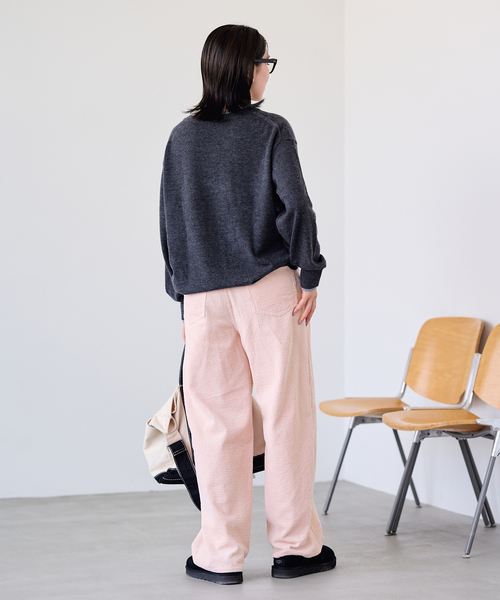 FRAMeWORK(フレームワーク)の「コーデュロイ5PKパンツ(その他パンツ・レディース・アイボリー/ピンク/カーキ・36/40/38)」の12枚目の写真