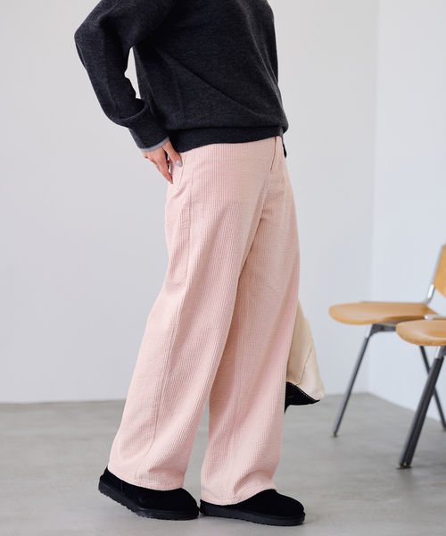 FRAMeWORK(フレームワーク)の「コーデュロイ5PKパンツ(その他パンツ・レディース・アイボリー/ピンク/カーキ・36/40/38)」の15枚目の写真