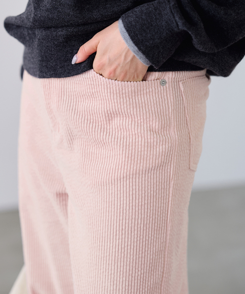 FRAMeWORK(フレームワーク)の「コーデュロイ5PKパンツ(その他パンツ・レディース・アイボリー/ピンク/カーキ・36/40/38)」の16枚目の写真