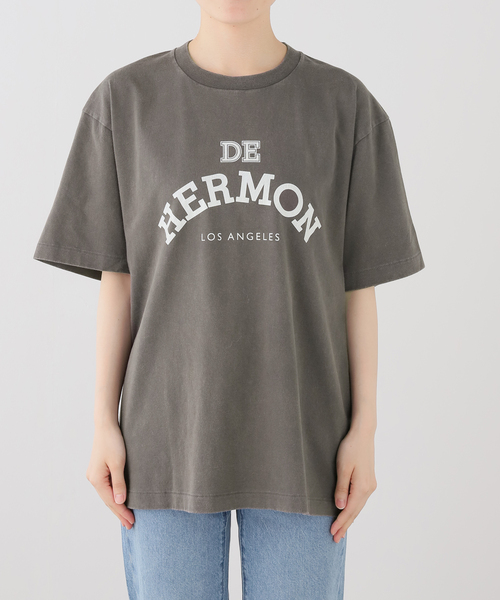 JOURNAL STANDARD LUXE(ジャーナルスタンダード ラックス)の「Faded Print T(Tシャツ/カットソー・レディース・チャコールグレー/ベージュ・FREE)」の7枚目の写真
