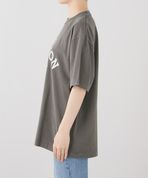 JOURNAL STANDARD LUXE(ジャーナルスタンダード ラックス)の「Faded Print T(Tシャツ/カットソー・レディース・チャコールグレー/ベージュ・FREE)」の8枚目の写真