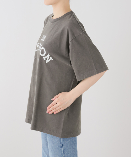 JOURNAL STANDARD LUXE(ジャーナルスタンダード ラックス)の「Faded Print T(Tシャツ/カットソー・レディース・チャコールグレー/ベージュ・FREE)」の10枚目の写真
