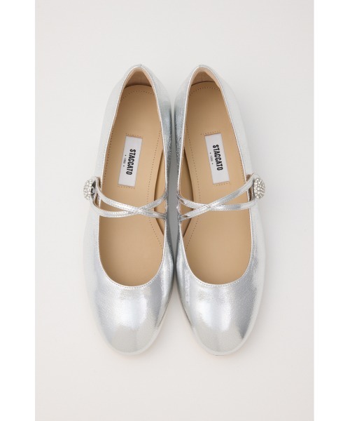 STACCATO(スタッカート)の「レイラメリージェーンパンプス(パンプス・レディース・シルバー/ライトブラック・24cm/24.5cm/22.5cm/23cm/23.5cm)」の17枚目の写真