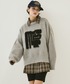 MIRROR STOKE（ミラーストーク）の「【ZOZO限定】MS LOGO KNIT/ミラーストークロゴニット（ニット/セーター・MEDIUM）」