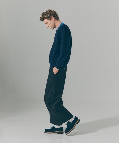 MILITARY(ミリタリー)の「【MAISON CLUB】Bi-Color Knit Polo Shirt / バイカラーニットポロシャツ SNF(ポロシャツ・メンズ・ネイビー/アイボリー・M/L)」の8枚目の写真