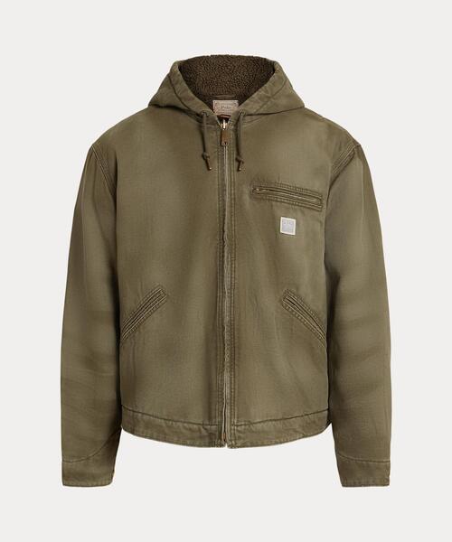 POLO RALPH LAUREN(ポロ ラルフ ローレン)の「キャンバス フーデッド ジャケット(ブルゾン・メンズ・グレー系・M/L)」の8枚目の写真