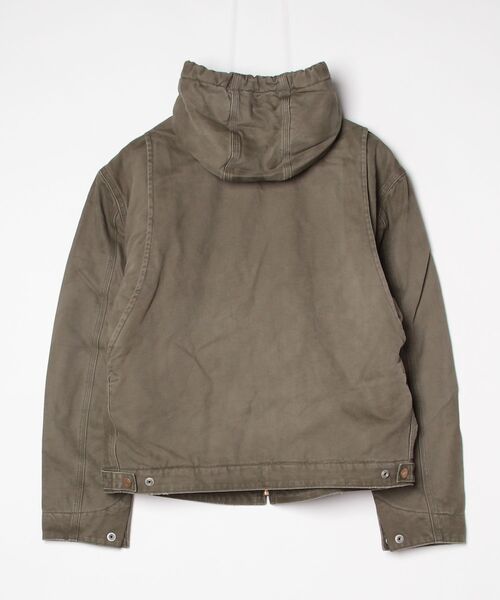 POLO RALPH LAUREN(ポロ ラルフ ローレン)の「キャンバス フーデッド ジャケット(ブルゾン・メンズ・グレー系・M/L)」の6枚目の写真