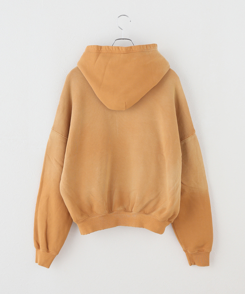 JOURNAL STANDARD(ジャーナルスタンダード)の「【MOOJI MOOJI / ム―ジ ム―ジ】OVERSIZED CROP HOODIE AGED(パーカー・レディース・チャコールグレー/マスタード/グリーン/ピンク・SMALL)」の5枚目の写真