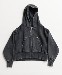 ARCH & LINE（アーチアンドライン）の「オーガニックコットン裏毛 ケミカル加工 パーカー セットアップ対応［85-145cm］（パーカー）」