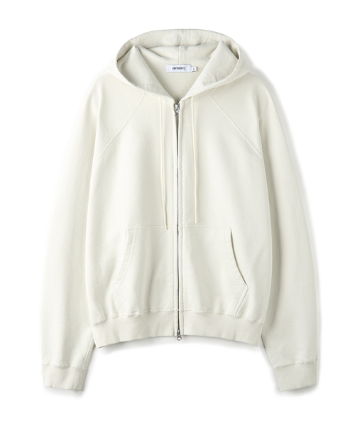 PARTIMENTO(パルティメント)の「クロップドジップアップフーディ オフホワイト(パーカー・メンズ・その他・MEDIUM/LARGE)」の1枚目の写真