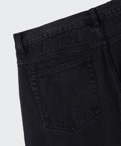MUSINSA STANDARD（ムシンサスタンダード）の「レギュラーフィットデニムパンツ[ウォッシュドブラック]（デニムパンツ・メンズ・その他・38/42/36/34/32/30/31/33/26/27/28/29）」の7枚目の写真