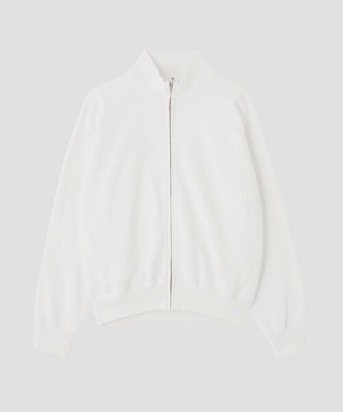 Y(ワイ)の「Y / ORGANIC COTTON BLEND HEAVY WEIGHT FLEECE PKT BLOUSON(ブルゾン・メンズ・ネイビー/ホワイト・MEDIUM/LARGE/SMALL)」の1枚目の写真