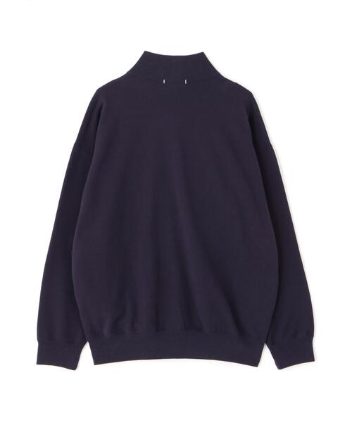 Y(ワイ)の「Y / ORGANIC COTTON BLEND HEAVY WEIGHT FLEECE PKT BLOUSON(ブルゾン・メンズ・ネイビー/ホワイト・MEDIUM/LARGE/SMALL)」の13枚目の写真
