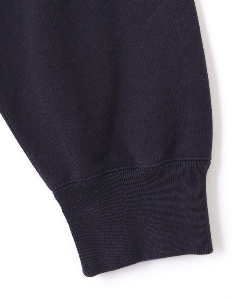 Y(ワイ)の「Y / ORGANIC COTTON BLEND HEAVY WEIGHT FLEECE PKT BLOUSON(ブルゾン・メンズ・ネイビー/ホワイト・MEDIUM/LARGE/SMALL)」の7枚目の写真