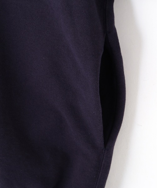 Y(ワイ)の「Y / ORGANIC COTTON BLEND HEAVY WEIGHT FLEECE PKT BLOUSON(ブルゾン・メンズ・ネイビー/ホワイト・MEDIUM/LARGE/SMALL)」の8枚目の写真