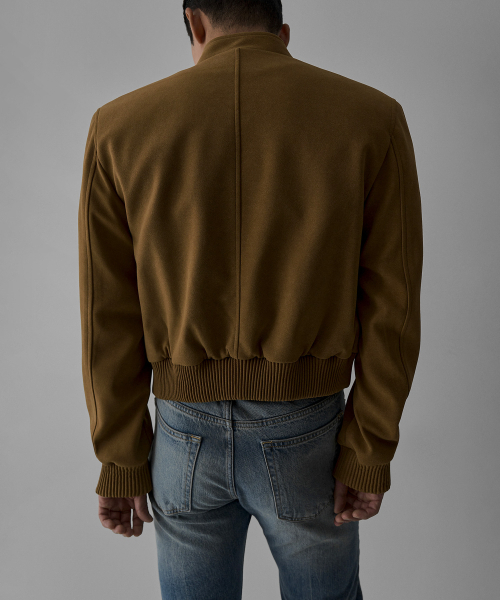 BOWLOW PRODUCT（バウロープロダクト）の「スタンドカラー スエードジャケット [キャメル]（その他アウター・メンズ・その他・MEDIUM/LARGE/X-LARGE）」の5枚目の写真
