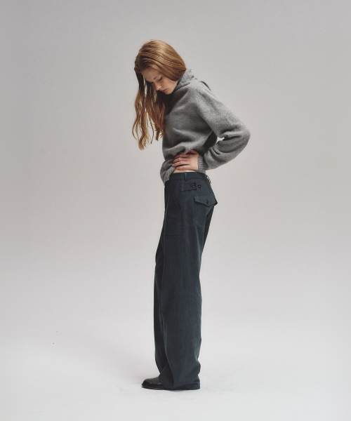 BLUEBRICK(ブルーブリック)の「ヴィンテージファティーグパンツ(ネイビー)(その他パンツ・レディース・その他・SMALL/MEDIUM)」の3枚目の写真