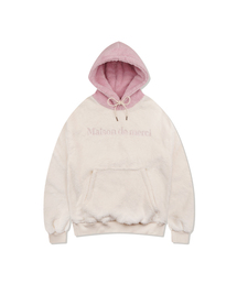 FABULOUS ARCHIVE（ファビュラスアーカイブ）の「UNISEX フェイクファーフード アイボリー(FCE4TS658M)（パーカー）」