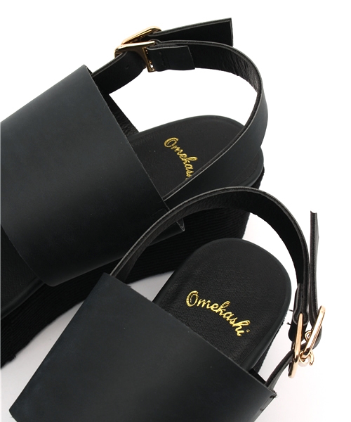 mystic（ミスティック）の「【Omekashi】厚底ストラップサンダル（サンダル・レディース・ベージュ/ブラック/シルバー・37/38/36）」の9枚目の写真