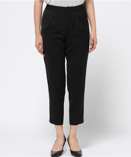 22 OCTOBRE(ヴァンドゥ-オクトーブル)の「サテンテーパードパンツ(その他パンツ・レディース・ブラック/ベージュ・38/40/36)」の3枚目の写真