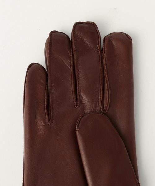 DENTS（デンツ）の「＜DENTS＞ HAIR SHEEP GLOVE/グローブ（手袋・メンズ・ブラック/ブラウン・8 1/2/71/2/8）」の5枚目の写真