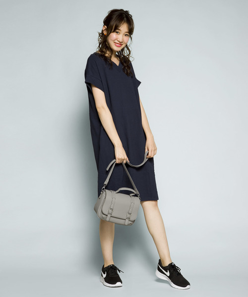 PLAIN CLOTHING（プレーンクロージング）の「フロントベルトハンドバッグ/ショルダーバッグ【PLAIN CLOTHING】（ショルダーバッグ・レディース・ベージュ/レッド/ブラック/グレー・FREE）」の22枚目の写真