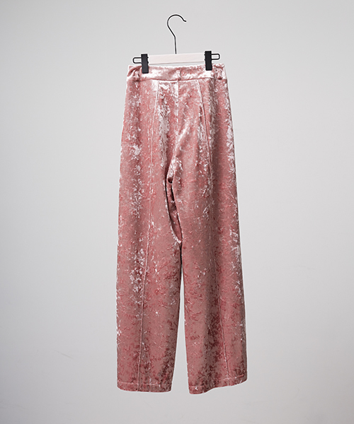 UNITED TOKYO(ユナイテッドトウキョウ)の「ベロアワイドパンツ(その他パンツ・レディース・オレンジ/ブラック/ピンク・1)」の4枚目の写真