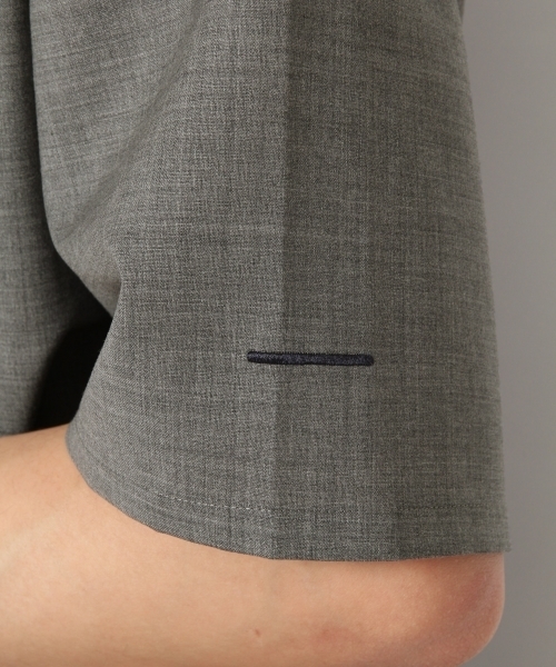 RAGEBLUE（レイジブルー）の「【HY-TEK】ウールモヘアプルオーバーTシャツ/746528（シャツ/ブラウス・メンズ・グレー/ネイビー・LARGE/SMALL/MEDIUM）」の8枚目の写真