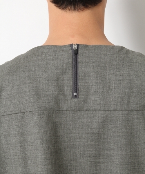 RAGEBLUE（レイジブルー）の「【HY-TEK】ウールモヘアプルオーバーTシャツ/746528（シャツ/ブラウス・メンズ・グレー/ネイビー・LARGE/SMALL/MEDIUM）」の9枚目の写真