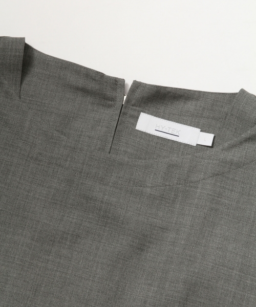 RAGEBLUE（レイジブルー）の「【HY-TEK】ウールモヘアプルオーバーTシャツ/746528（シャツ/ブラウス・メンズ・グレー/ネイビー・LARGE/SMALL/MEDIUM）」の10枚目の写真