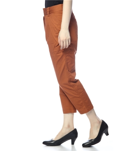 BEAUTY&YOUTH UNITED ARROWS（ビューティーアンドユースユナイテッドアローズ）の「BY コットン チノサルエルパンツ　(0723spur) ◆（チノパンツ・レディース・オレンジ系その他/ベージュ/ネイビー・X-SMALL/SMALL/MEDIUM/LARGE）」の4枚目の写真