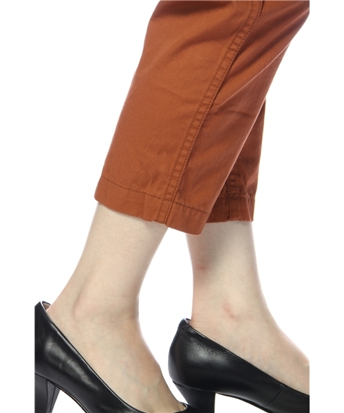 BEAUTY&YOUTH UNITED ARROWS（ビューティーアンドユースユナイテッドアローズ）の「BY コットン チノサルエルパンツ　(0723spur) ◆（チノパンツ・レディース・オレンジ系その他/ベージュ/ネイビー・X-SMALL/SMALL/MEDIUM/LARGE）」の9枚目の写真