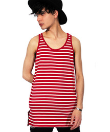 ８(eight) | ロング丈 タンクトップ ボーダー (タンクトップ)