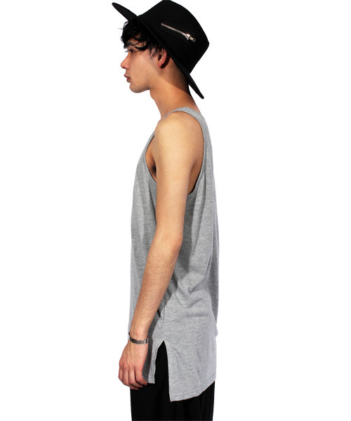 ８(eight)（エイト）の「ロング丈 タンクトップ ボーダー （タンクトップ・メンズ・ブラック/ホワイト×ブラック/ホワイト/グレー/ホワイト×レッド・MEDIUM/LARGE）」の17枚目の写真