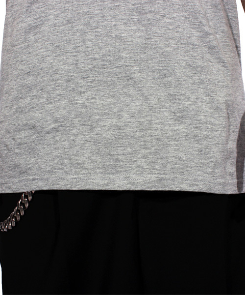 ８(eight)（エイト）の「ロング丈 タンクトップ ボーダー （タンクトップ・メンズ・ブラック/ホワイト×ブラック/ホワイト/グレー/ホワイト×レッド・MEDIUM/LARGE）」の10枚目の写真