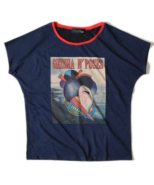 ALDIES（アールディーズ）の「Geisha T / ゲイシャT（Tシャツ/カットソー・メンズ・ホワイト/グリーン/ネイビー/ブラック・LARGE/SMALL/MEDIUM/X-SMALL）」の11枚目の写真